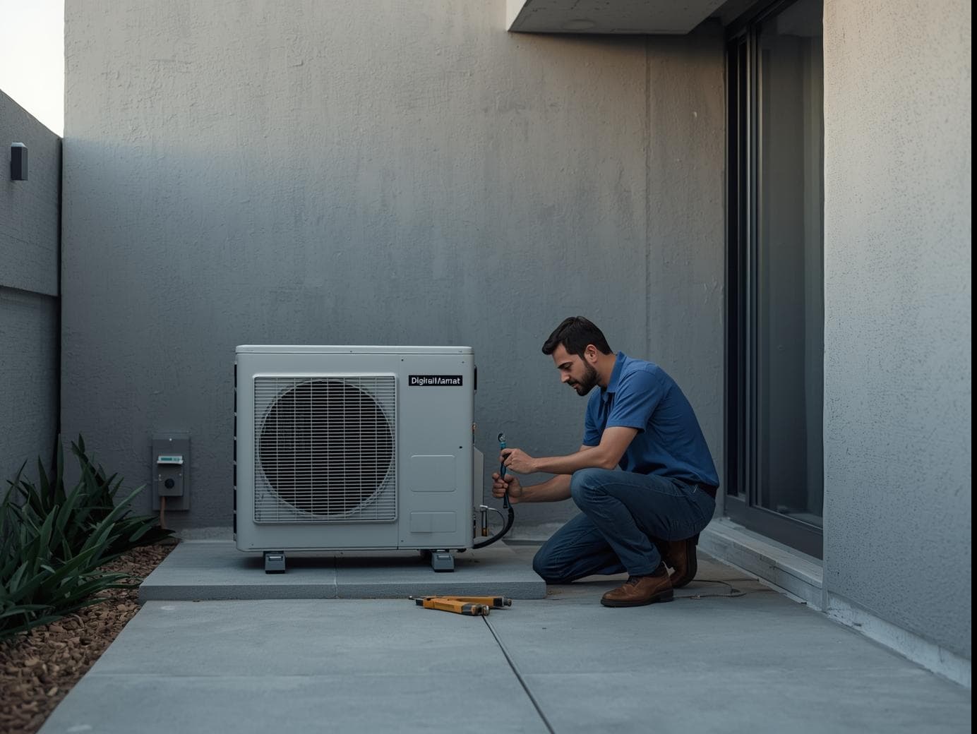 Split AC Outdoor Unit Installation
