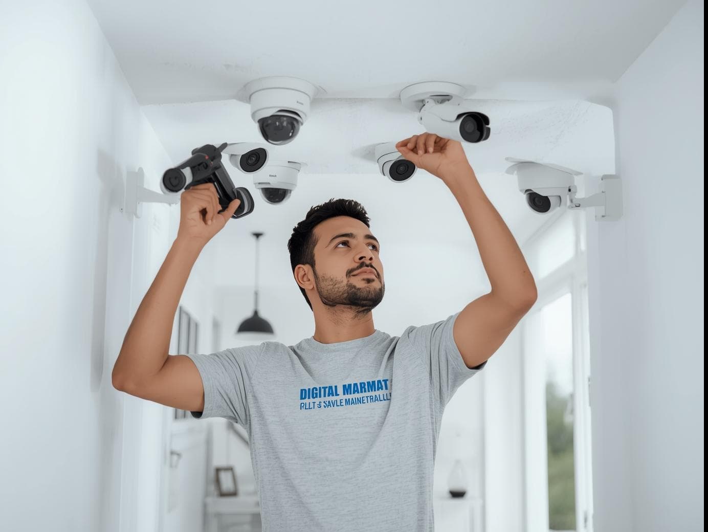 CCTV 4-Camera System Installation