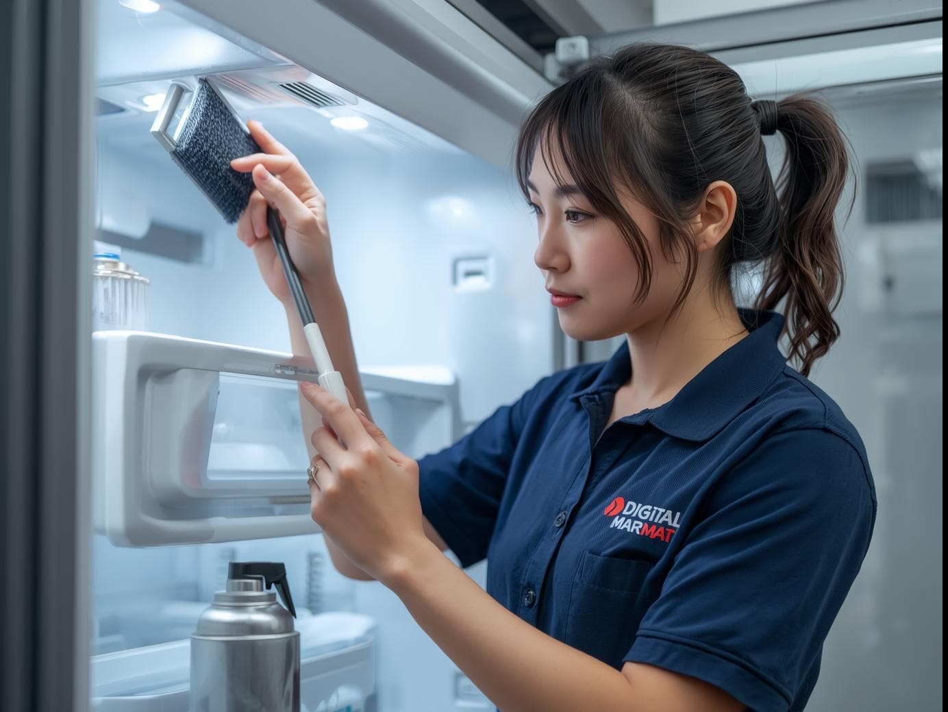 Fridge Condenser Coil Cleaning