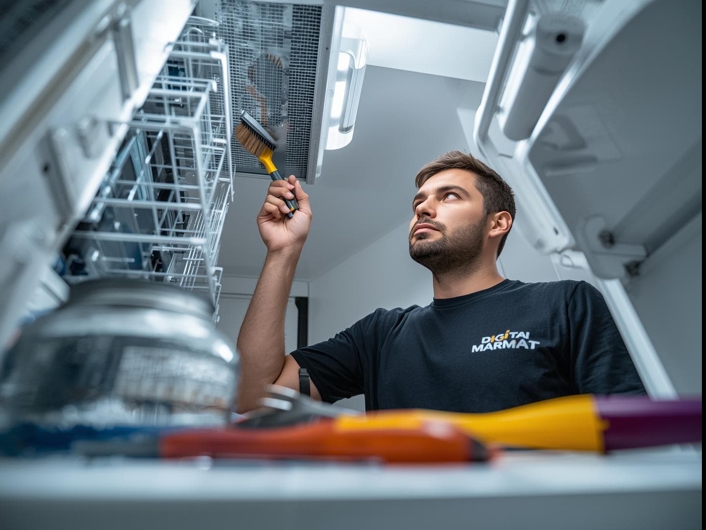 Fridge Condenser Coil Cleaning