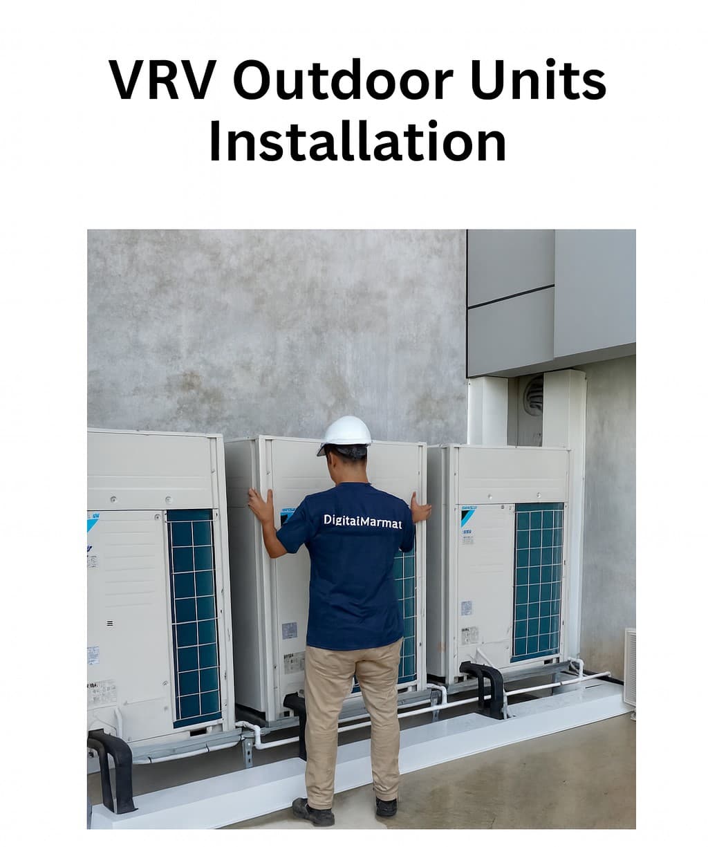 VRF/VRV Outdoor Unit Installation