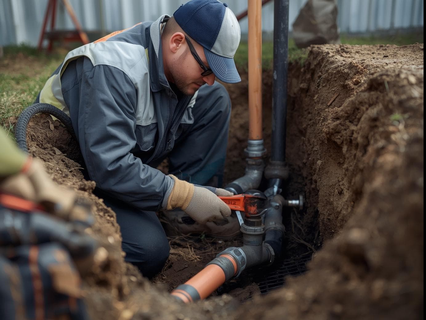 Sewer Line Fix