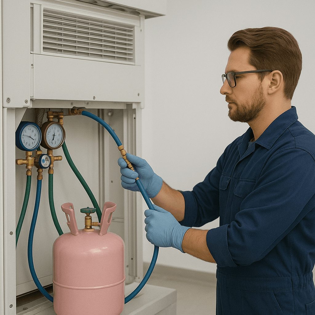 VRF R410A gas Charging