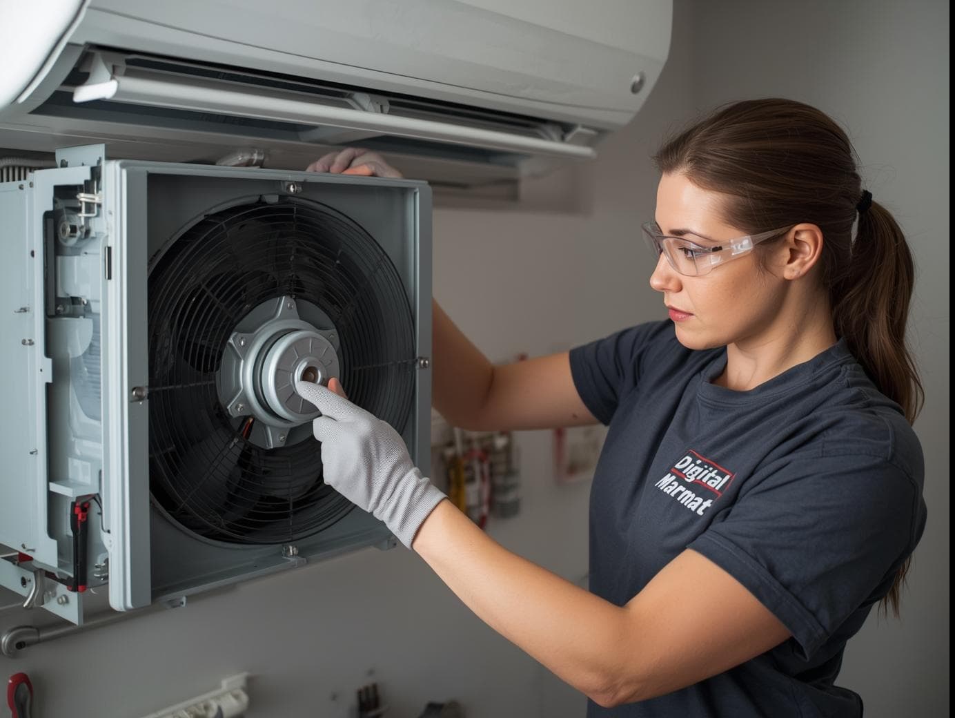 Split AC Blower Motor Replacement (2 Ton)