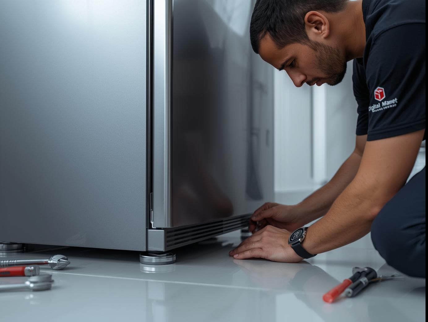 Fridge Leveling Adjustment