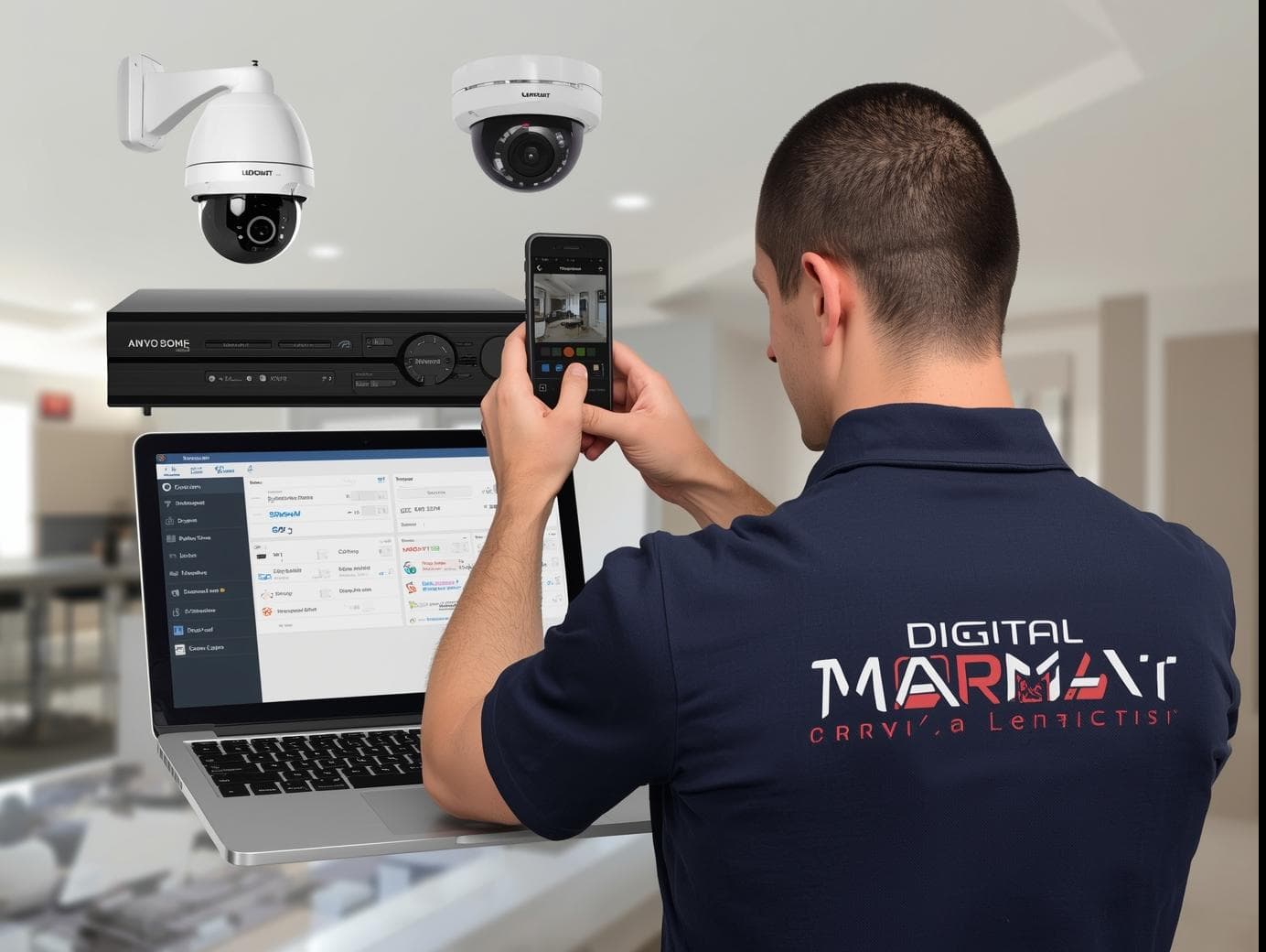 CCTV Motion Detection Setup
