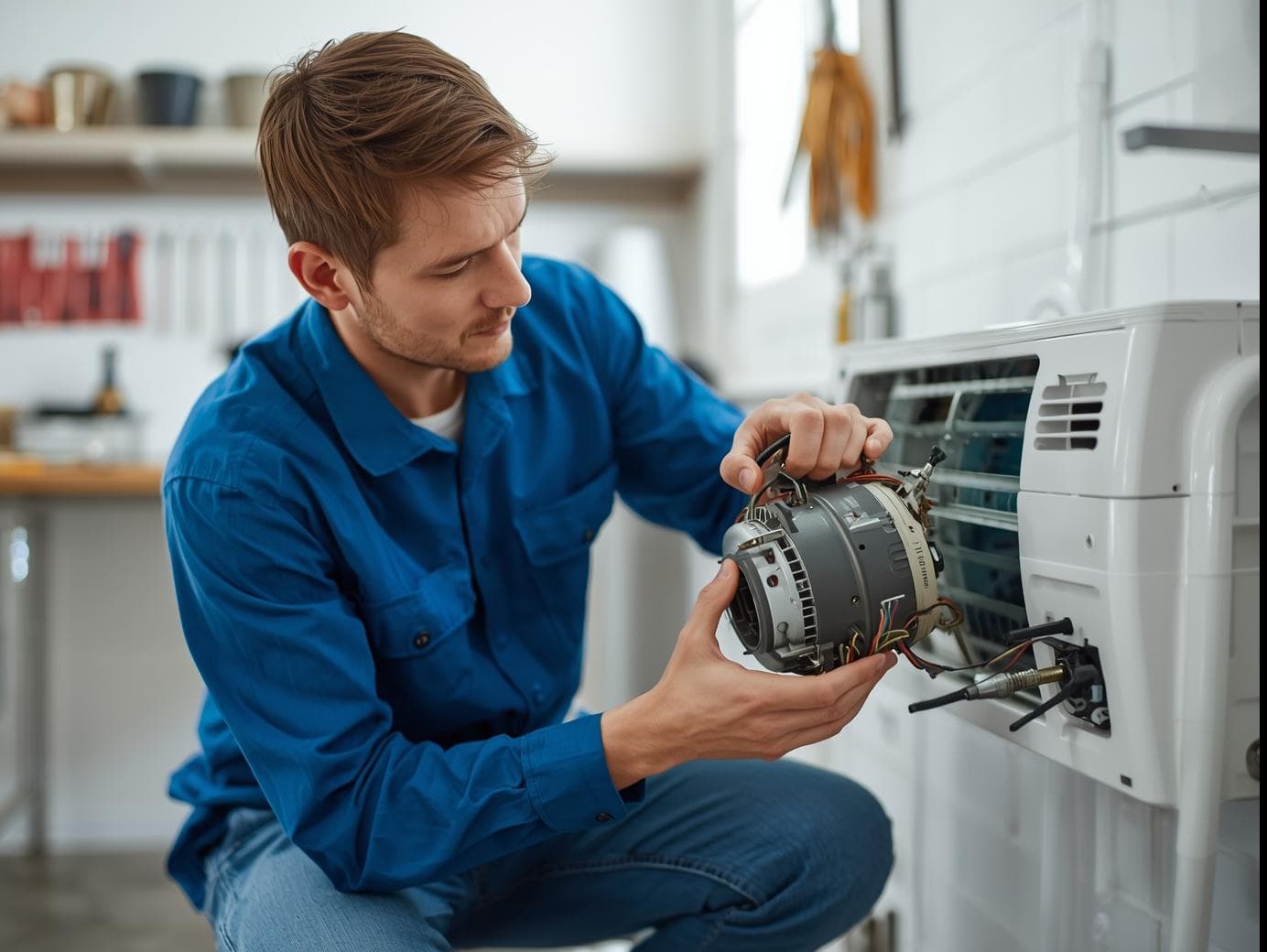 Indoor AC Fan Motor Replacement