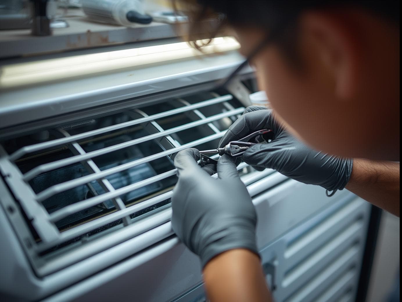 Custom AC Grill Cover Fabrication