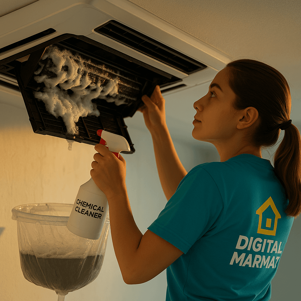 Ceiling AC Chemical Service
