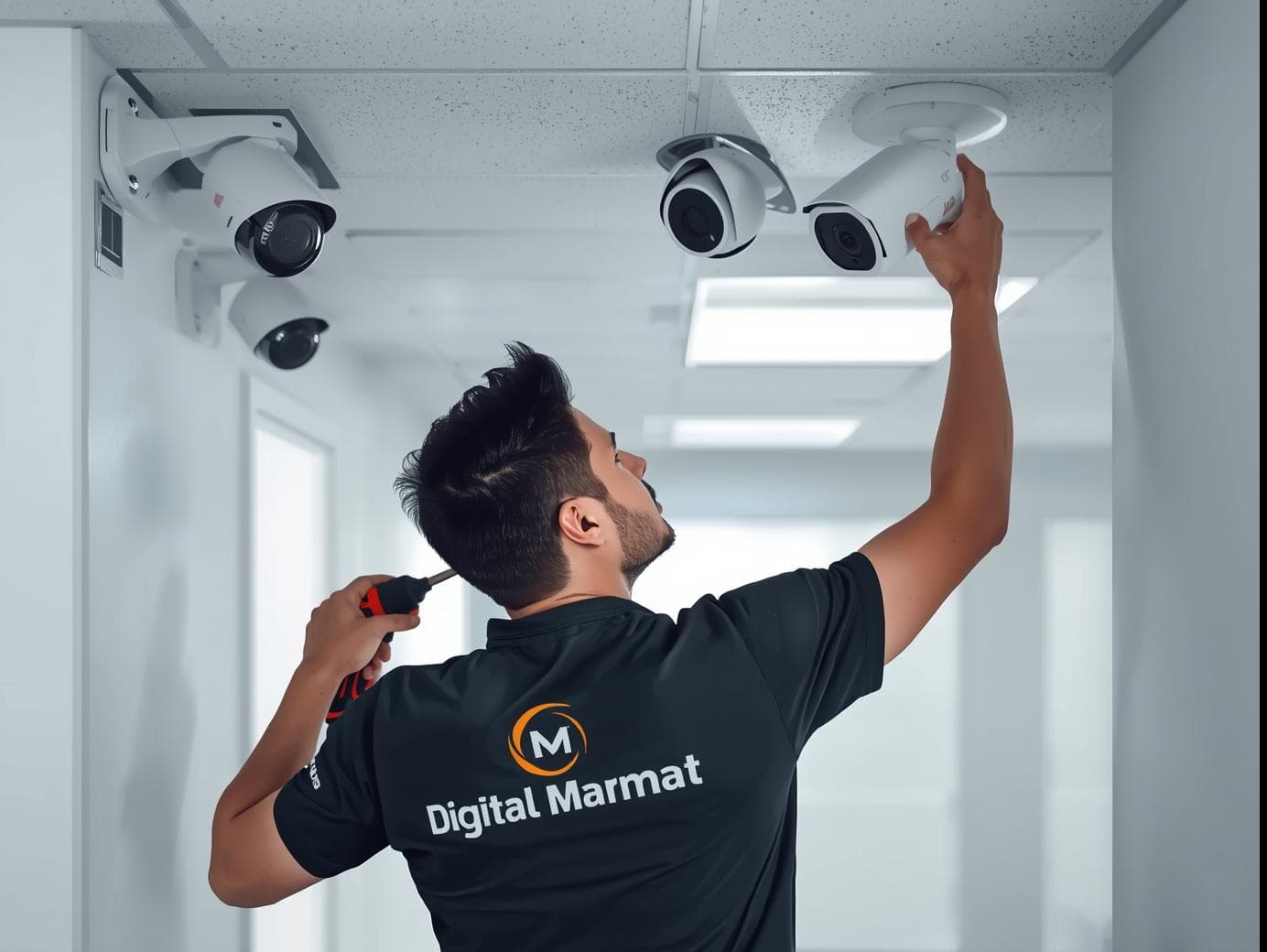 CCTV 4-Camera System Installation