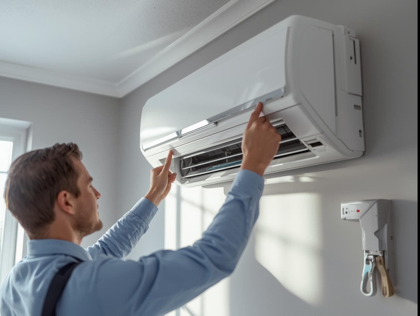 Wall Mounted AC Installation - 1 ton